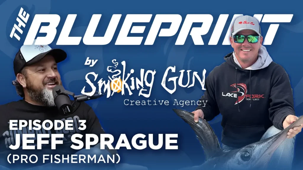 Podcast thumbnail for The Blueprint, including guest Jeff Sprague